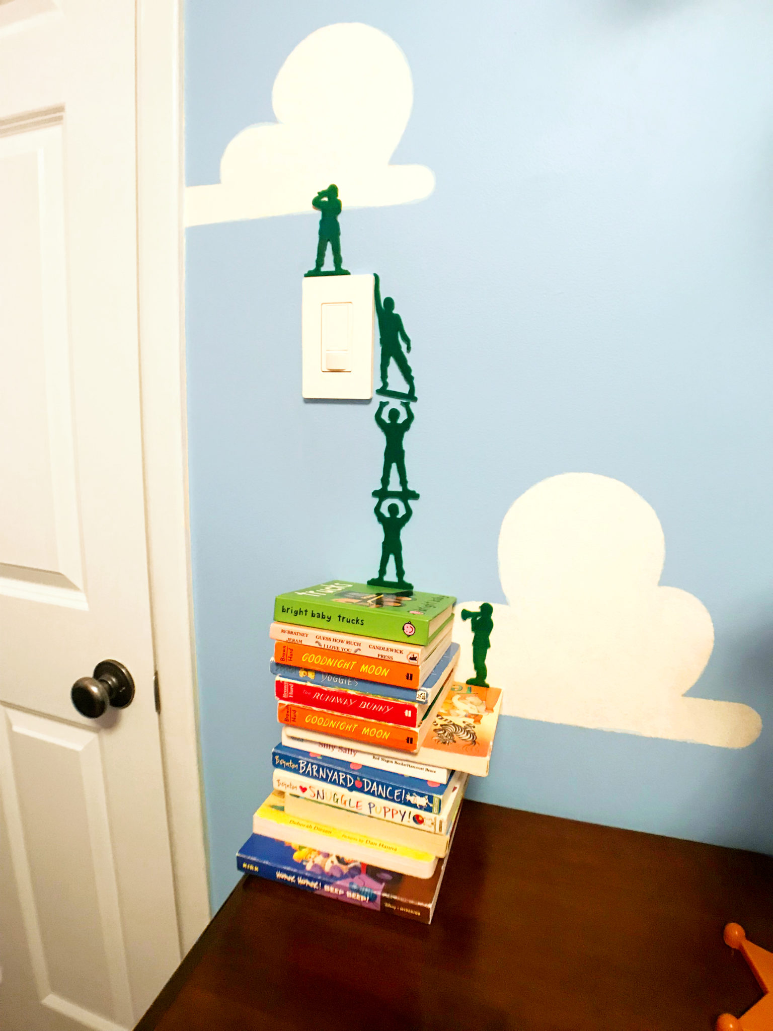 Toy Story style set army men Andy's Bedroom Wall Sticker Decal kids personalised 